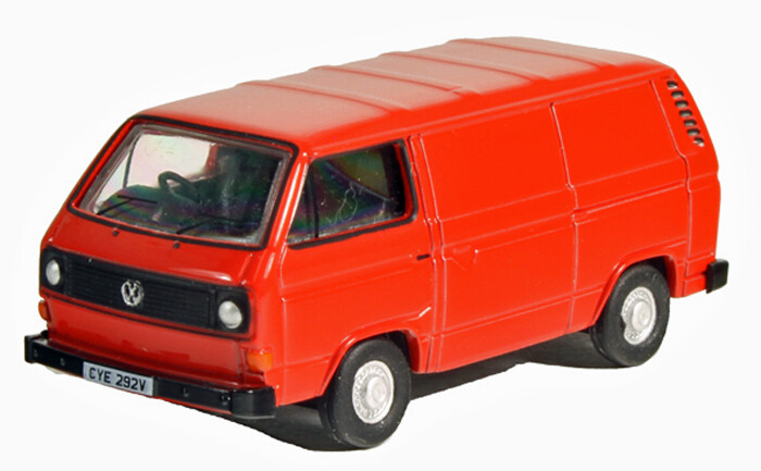 海外 即决 oxford vw t25 vanagon transport van orient red 1/76 oo