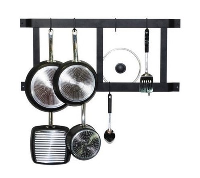 Pot Rack Wall Mount Kitchen Organizer Shelf ...