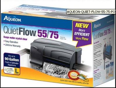 Aqueon Quiet Flow Aquarium Power Filters - ...