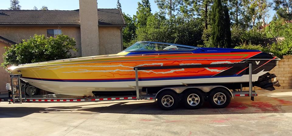 2008 FORMULA 353 FASTECH 35 FT & TRAILER Twin Mercruiser 600 SCi's 162 hours