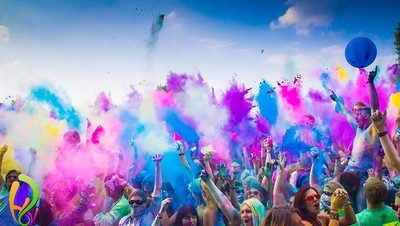 Holi Festival Celebration Occasion Gulal Powder Movie PlayFun Party Color India