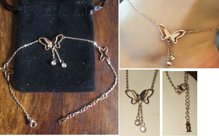 Cartier Rose Gold Ankle Chain Michael Kors Bracelet Watch Chanel ...