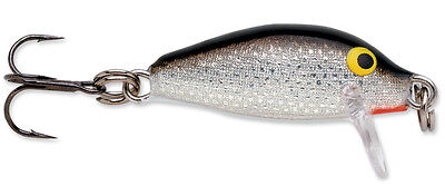 Color:Silver:Rapala Countdown Cd01 Bass Fishing Lure 1" (2.54 Cm) Crankbait