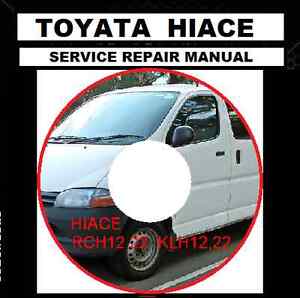 Free 1995 toyota hiace workshop manual