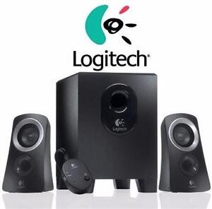 NEW LOGITECH SPEAKER SYSTEM   50W - STEREO SPEAKERS + SUBWOOFER - PC COMPUTER ACCESSORIES - ELECTRONICS  84410638