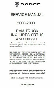 2006 Dodge Ram 2500 Diesel Repair Manual