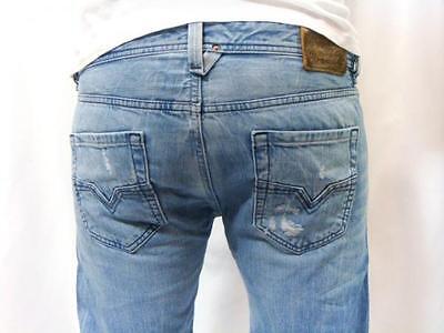 Pre-owned Diesel Brand Men's Straight Leg Vintage Blue Jeans Larkee 881r 30 32 L