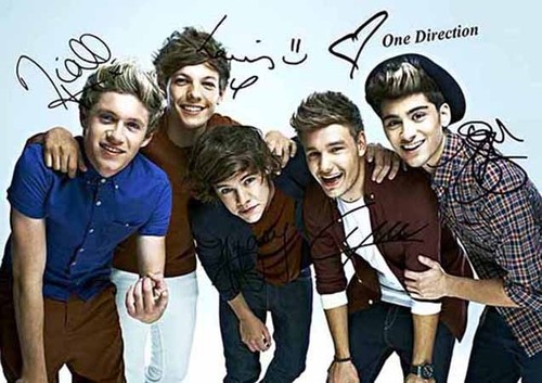 One-Direction-Zayn-Harry-Louis-Liam-Niall-Music-Autograph-Signed-A4-Poster-2