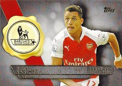 Topps Premier Gold 2015 Best of the Barclay's Premier League Chase Cards (The Best Of Alexis Sanchez)