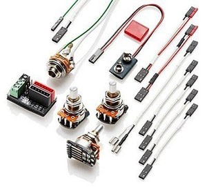 EMG pickup J / PJ Bass Style Complete Active Wiring Kit ... active emg pickups wiring 