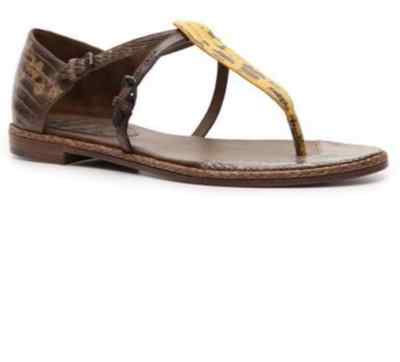 Pre-owned Bottega Veneta Reptile Leather Flat Sandal Shoes Sizes 35.5-40 Msrp $695 In Brown