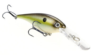 Color:Summer Sexy Shad:Strike King Pro Model Lucky Shad Medium Diving Crankbait Bass Fishing Lure