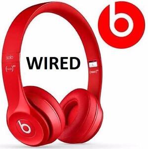 NEW OB BEATS SOLO2 HEADPHONES   RED - ON-EAR - SOLO 2 - WIRED - HOME AUDIO ELECTRONICS  90056772