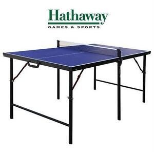 NEW* HATHAWAY 60" TABLE TENNIS SET CROSSOVER PORTABLE TABLE PING PONG TABLE