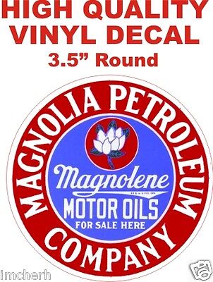 Vintage Style Magnolia Petroleum Company Magnolene Motor Oil Gas Pump - The