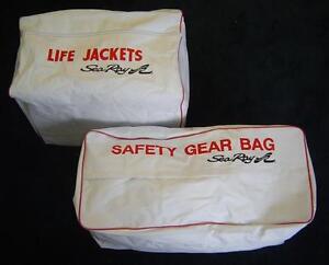 2 Bags Safety Gear Life Jacket Bag for Boat Accessory Storage Sea Ray Logo | eBay