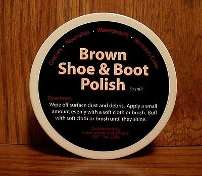 BROWN ~ Boot & Shoes ~ The BEST made Polish for coloring and Shinning!