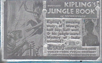 Sabu Joseph Calleia John Qualen Movieblock Rudyard Kipling's Jungle Book 1942