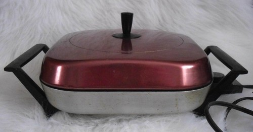 Vintage Square Wear Ever Electric Fry Pan ...