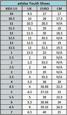 adidas originals size chart