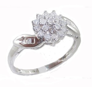 NEW-9CT-WHITE-GOLD-0-33CT-DIAMOND-CLUSTER-ENGAGEMENT-RING-SIZE-O-R