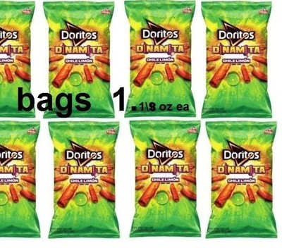 UPC 028400162128 product image for Lot Of 8 Doritos® Dinamita® Chile Limon Flavored Rolled Tortilla Chips 1.1\8 Oz | upcitemdb.com