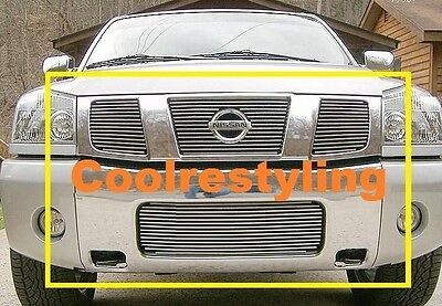 FOR 2004 2005 2006 2007 NISSAN Titan/Armada Billet Grille Combo inserts