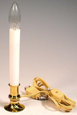 candle window electric lamp brass base lights light hobbies creative bulb plated switch ready use