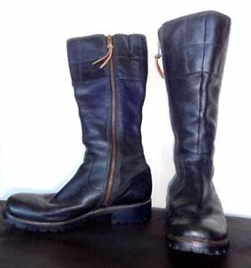TIMBERLAND LEATHER BOOTS - $200+ Still new BLACK - WOMENS 9M