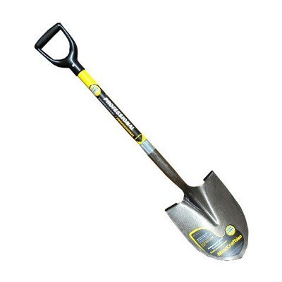 Fiberglass D-Handle Round Point Shovel