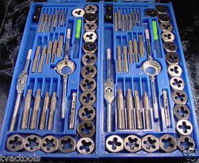 80pc TAP and DIE TOOL SET SAE ...