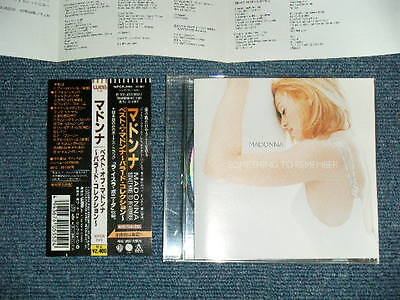 MADONNA Japan 1995 NM CD+Obi SOMETHING TO REMEMBER BEST OF BALLAD