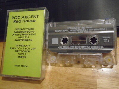 RARE PROMO Rod Argent CASSETTE TAPE Red House ZOMBIES Mo Foster Humble Pie EZIO