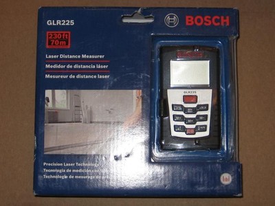 NEW BOSCH GLR225 LASER DIGITAL DISTANCE MEASURER ...