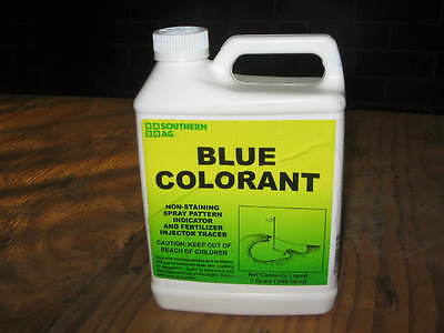 BLUE COLORANT, Spray Pattern Indicator, No-Stain, Quart