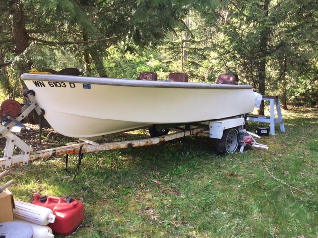 14 foot Skagit outboard boat