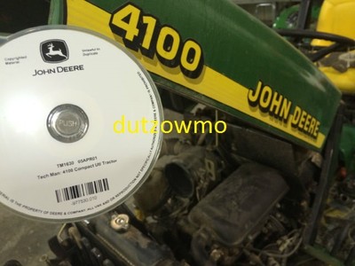 John Deere 4100 compact tractor technical service ...