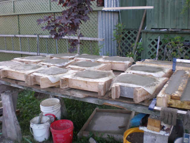 How To Cast Retaining Wall Blocks using Plastic Molds | eBay