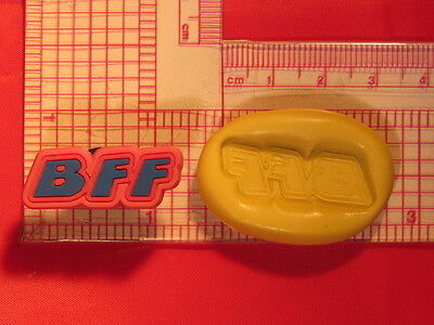 Best friend BFF silicone push mold A804 for fondant chocolate resin candy