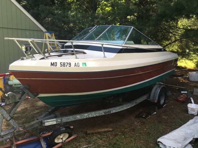 1976 Bayliner Liberty 21' Cuddy Cabin & Trailer - Maryland