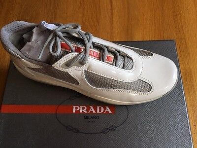 Pre-owned Prada Lace-up Sneaker Shoes Size 36 (us 6), 37 (us 7), 37.5 (us 7.5)