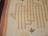 Vintage 1950 - 1960 PA. DUTCH LINEN CROWN TABLE CLOTH VERY OLD 56