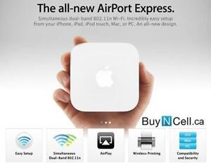 SEALED LATEST APPLE AIRPORT EXPRESS + APPLE STORE WARRANTY
