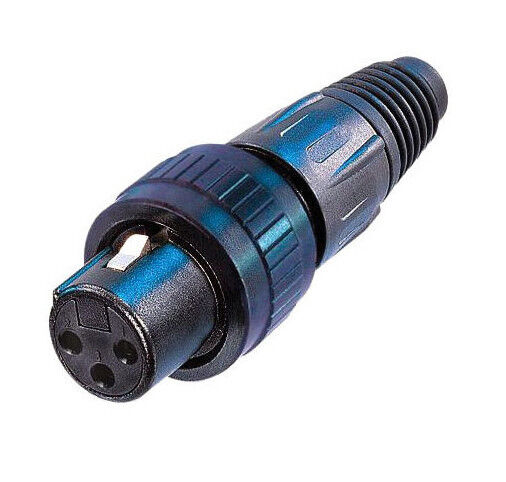 Neutrik NC3FX-SPEC 3 pole female cable connector with locking ring