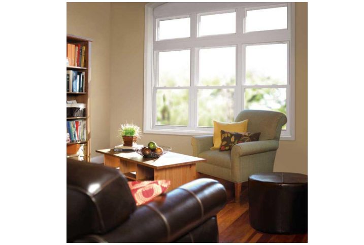 UPC 716467962224 product image for Double Hung Fin Vinyl Window With Grilles - White | upcitemdb.com