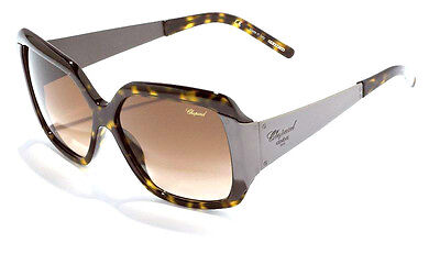 Pre-owned Chopard Sch064 Sch 064 722 Dark Havana With Brown Gradient Lenses Sunglasses