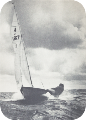 Meticulously Restored Vintage International 14’ Sailboat ~ ”Growltiger”