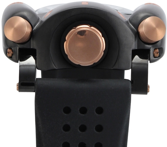 Pre-owned Rougois Black & Rose Gold Tone Rocket Watch