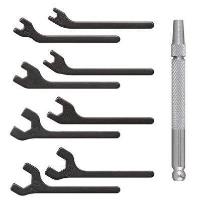 Moody Tools 9Pc Interchangeable Metric Open End ...