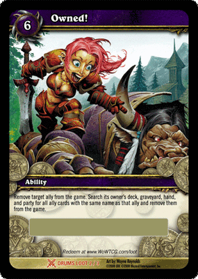 unscratched loot card wow tcg
